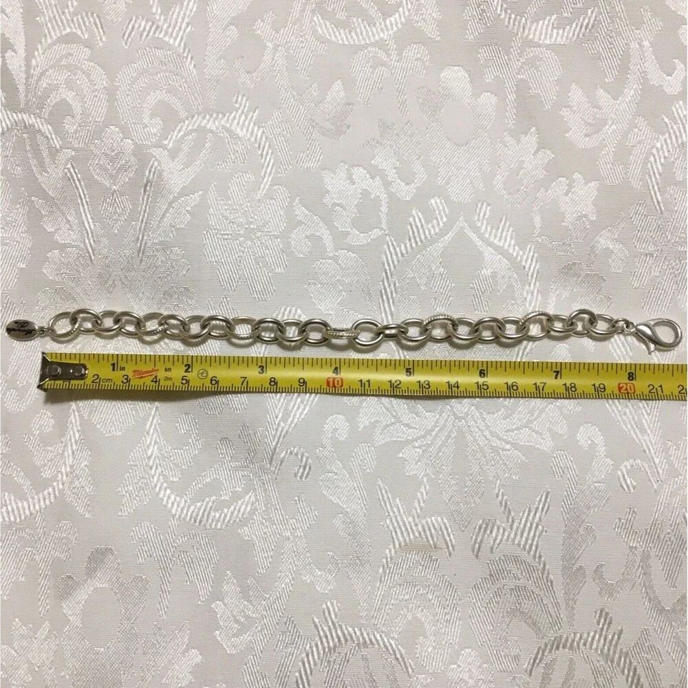 Soft Silver tone Dainty Metal Chain Bracelet